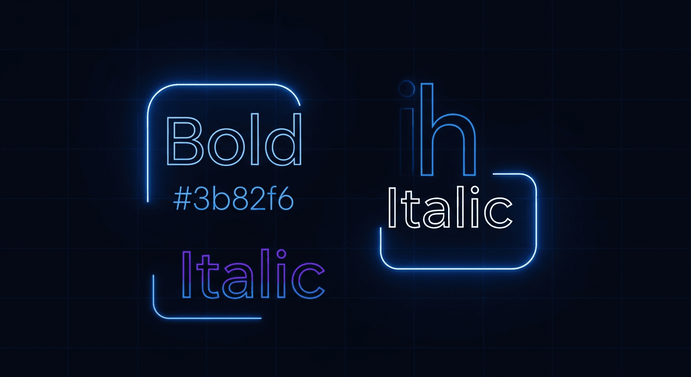 How to Bold Text in LinkedIn Posts Bold text formatting options for LinkedIn posts shown on dark background